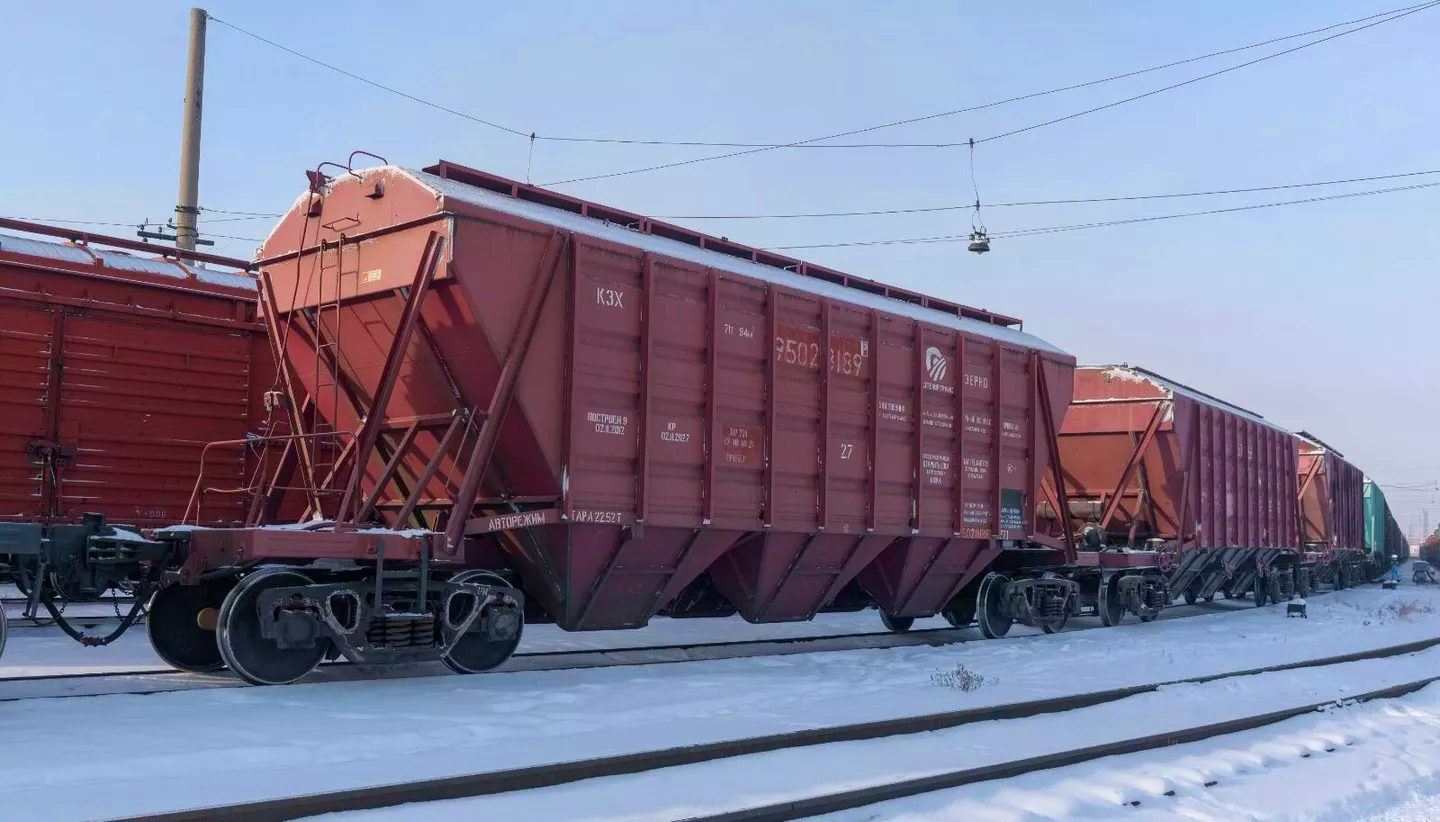 Свыше 7,8 млн тонн зерна перевезено жд транспортом с начала года